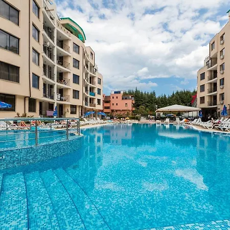 ★studio With Kitchen Wifi Balcony Pool View ★mt★ * Sunny Beach